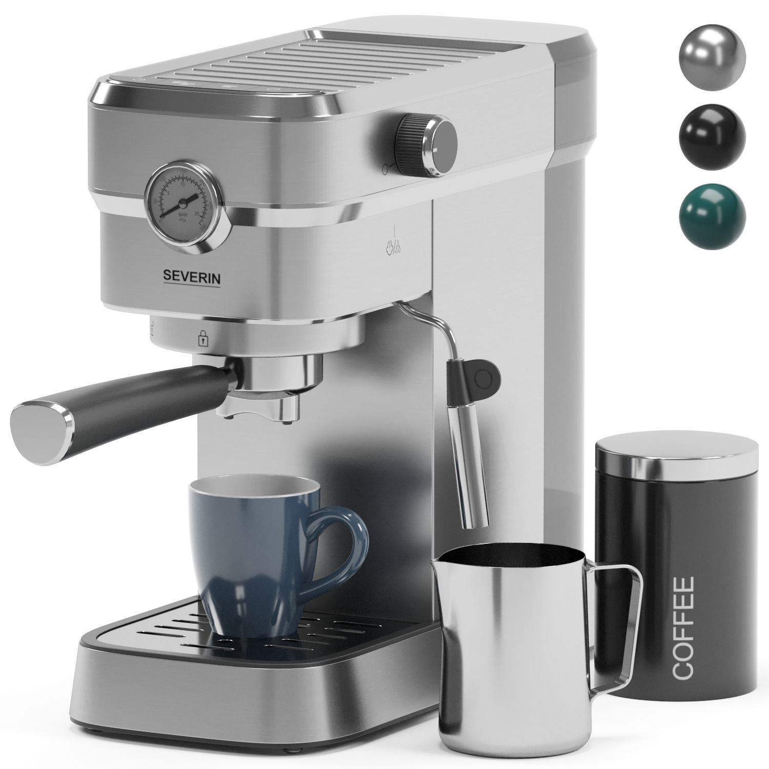 SEVERIN espresso coffee machine 3D model_6