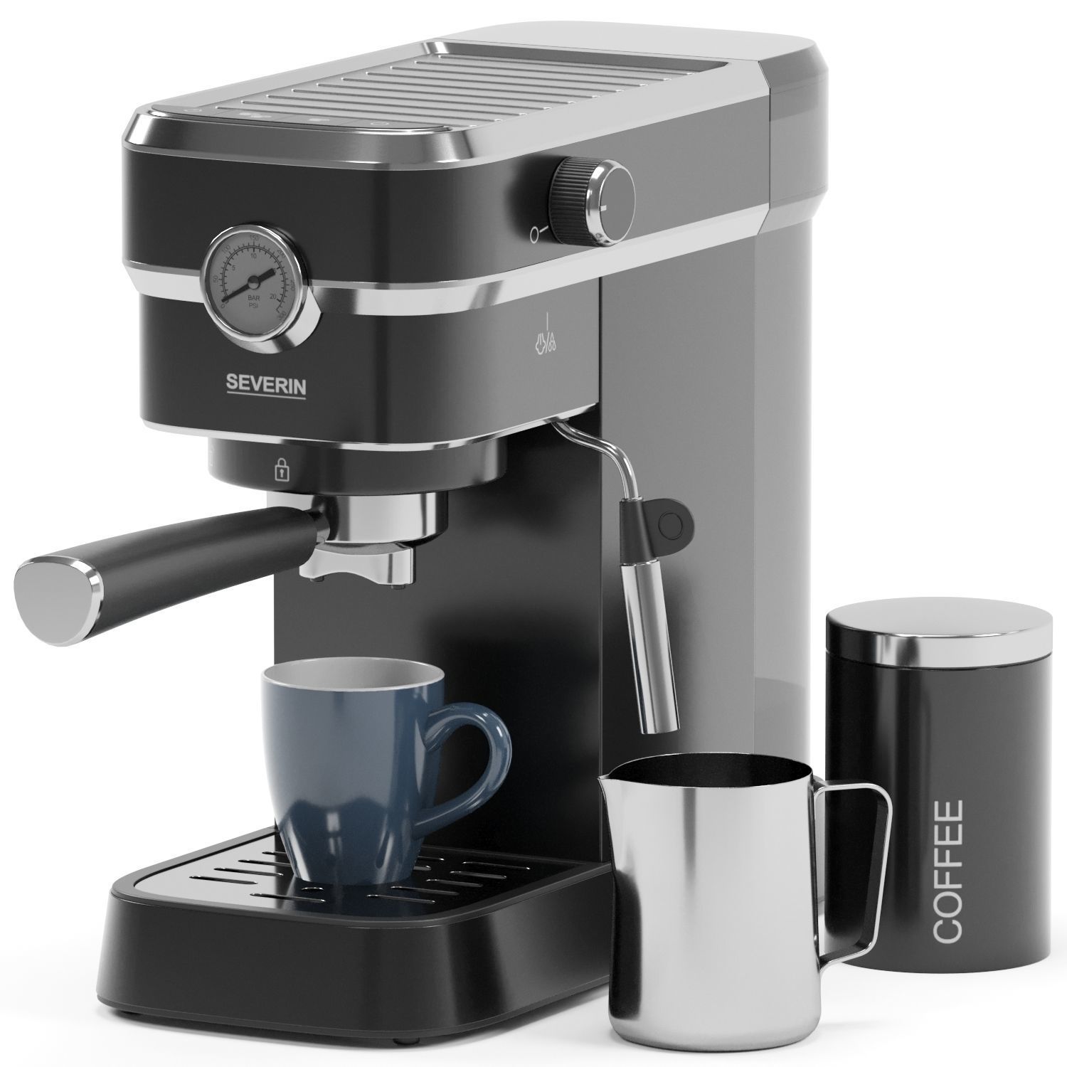 SEVERIN espresso coffee machine 3D model_1