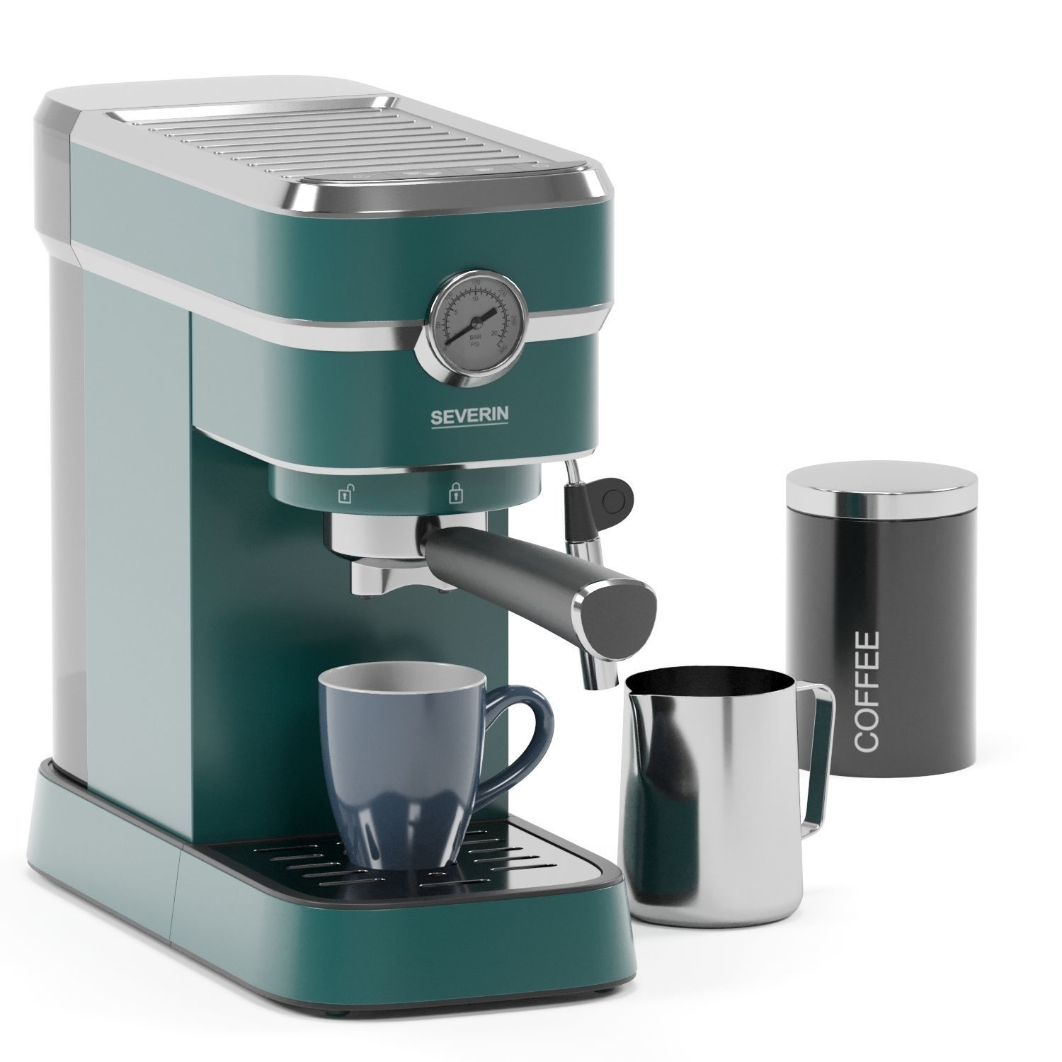SEVERIN espresso coffee machine 3D model_3