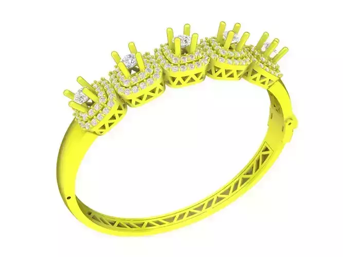 A7598 Luxury Korean Style Diamond Women Bangle Bracelets