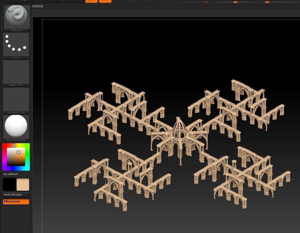 INFINITE MULTILEVEL SCENARIO 3D print model_5