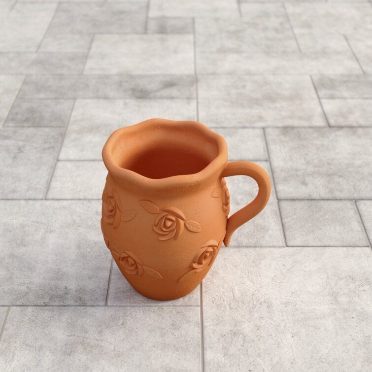 Mazin Pot Planter 3D model_3