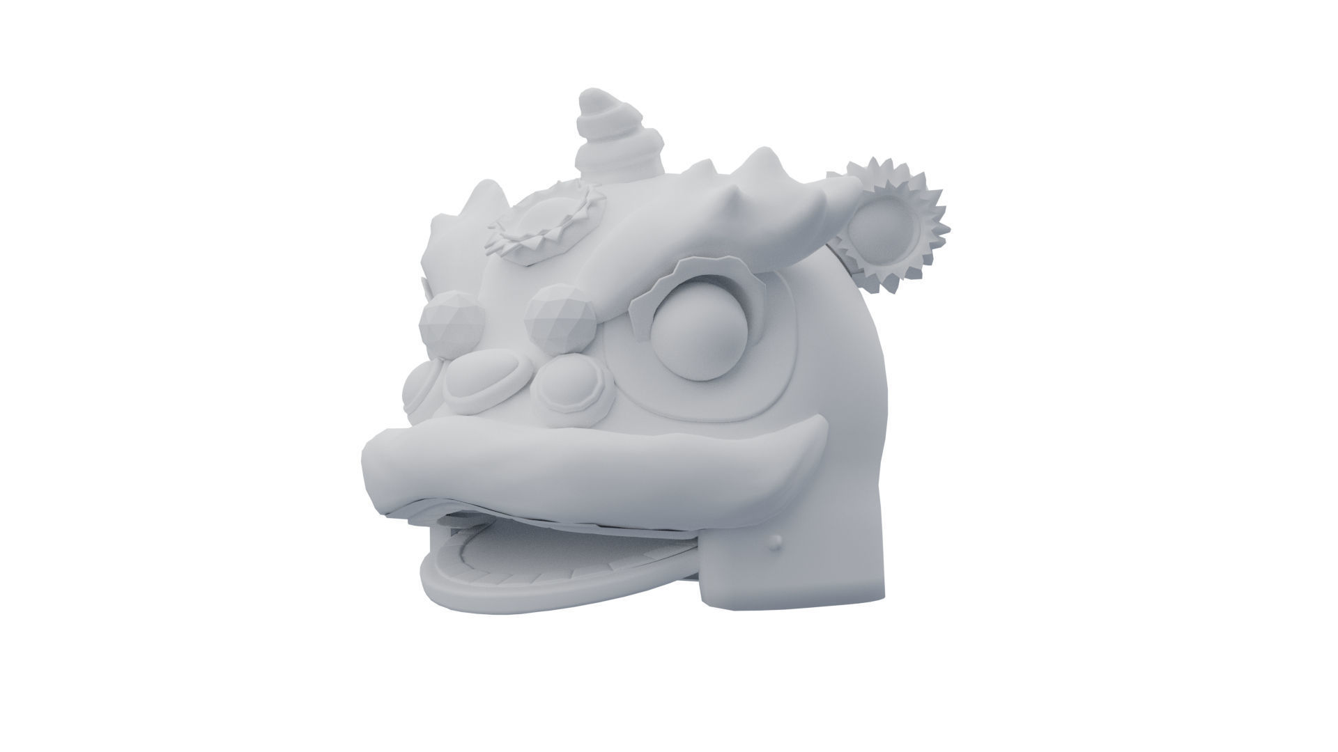 lion dance 3D model_5