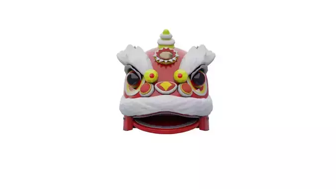 lion dance 3D model