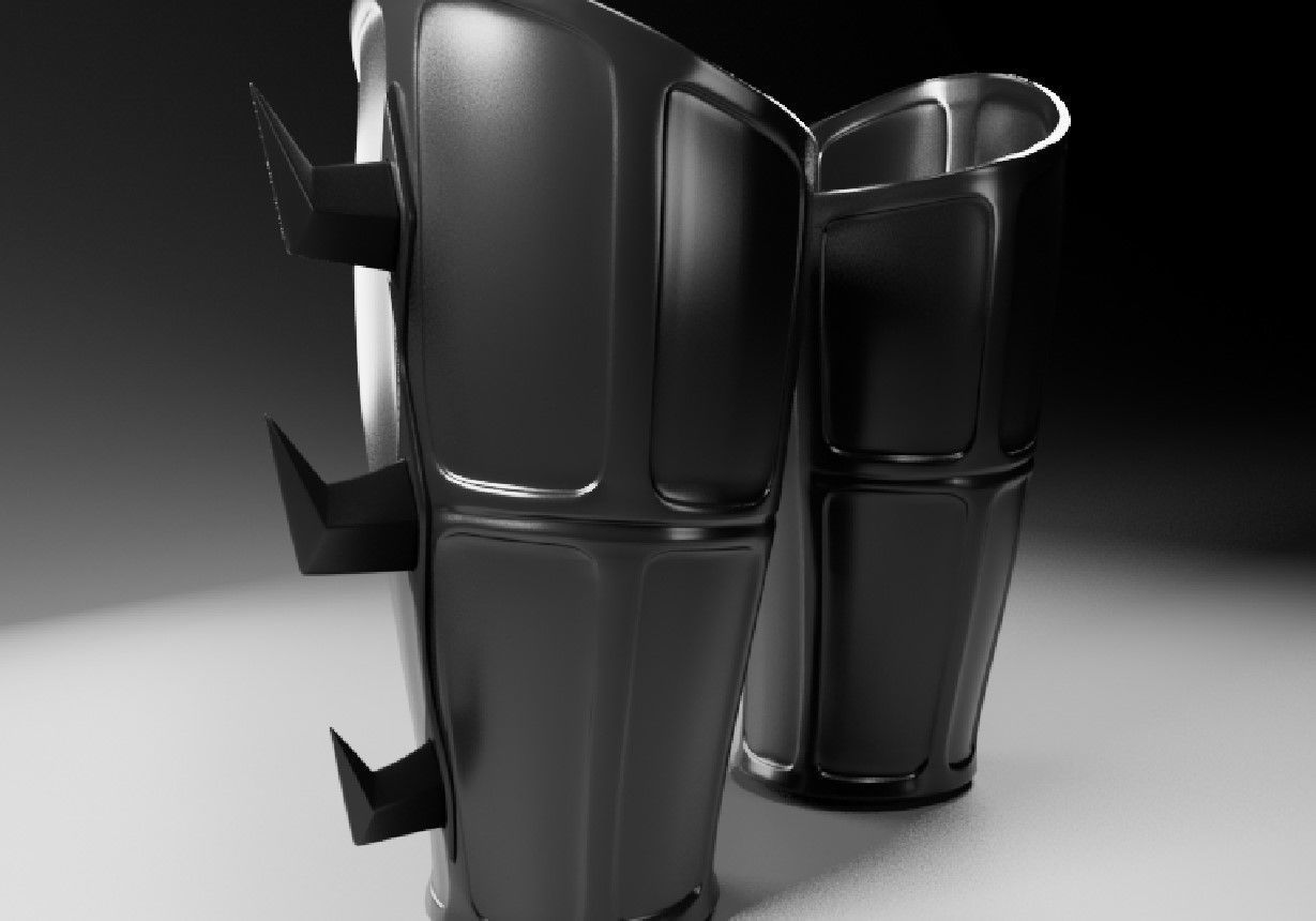 Batman Gauntlets - Inspired by Batman Begins 3D print model_2