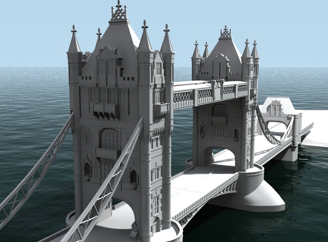 Tower Bridge - London 3D model