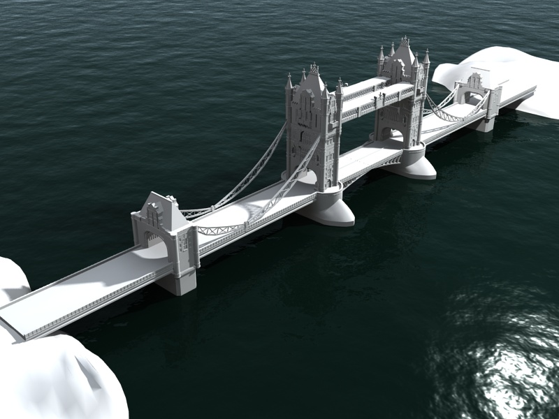 Tower Bridge - London 3D model_1
