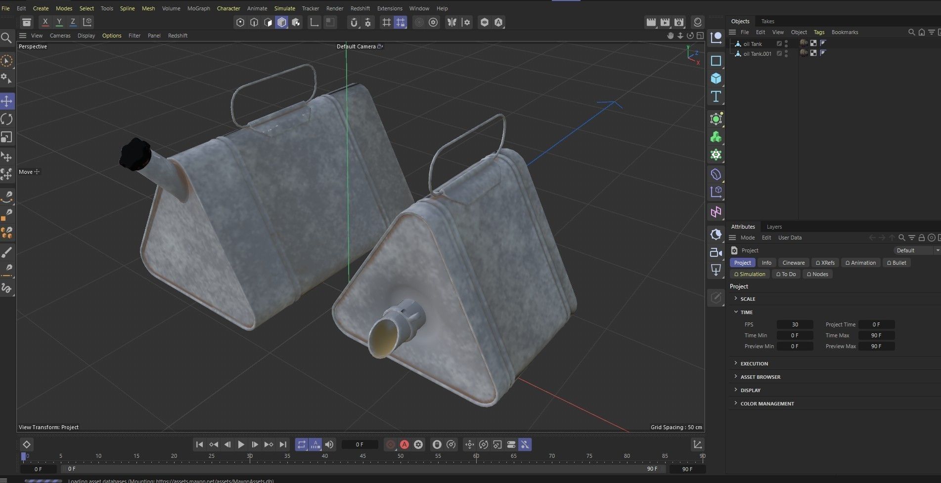 Military Oil Can Low-poly 3D model_29