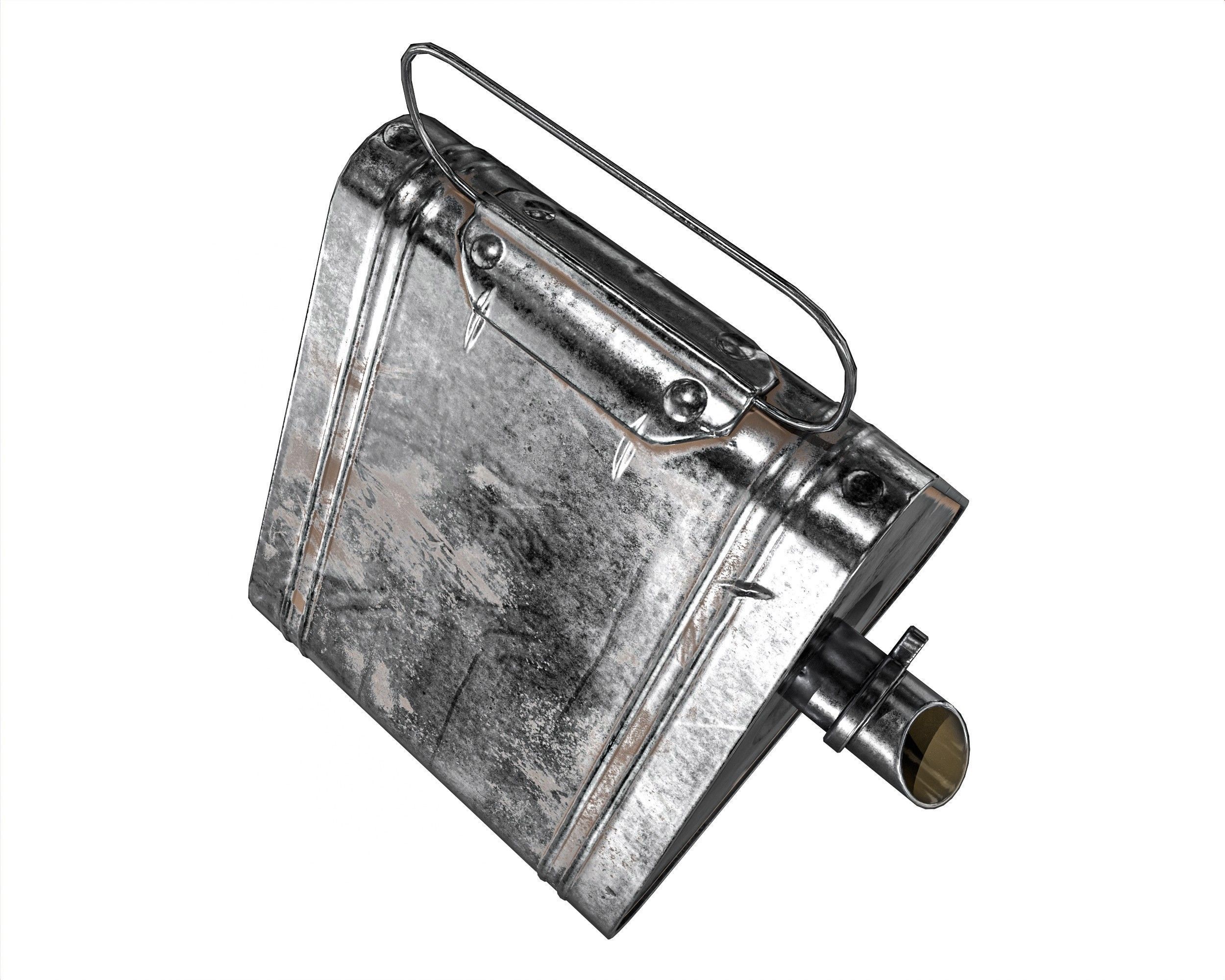 Military Oil Can Low-poly 3D model_17