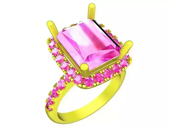 7310 luxury korean style diamond engagament ring