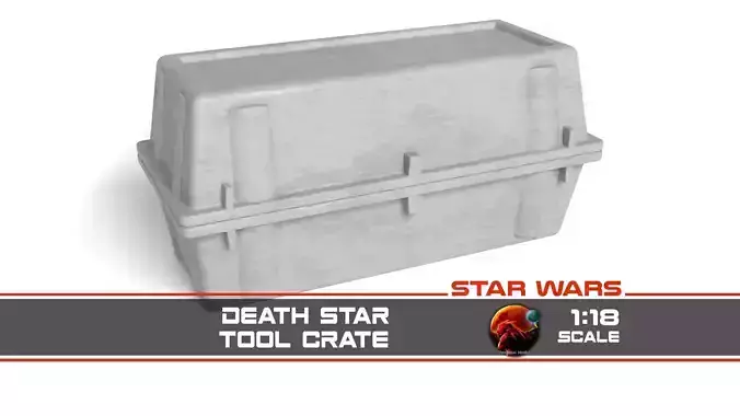 Death Star Tool Crate 1-18 scale Kenner Hasbro Free 3D print model