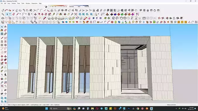 Office building sketchup model 3D model