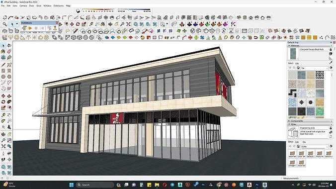 Office building 3d model 3D model