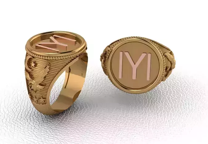 Man ring 52 3D print model