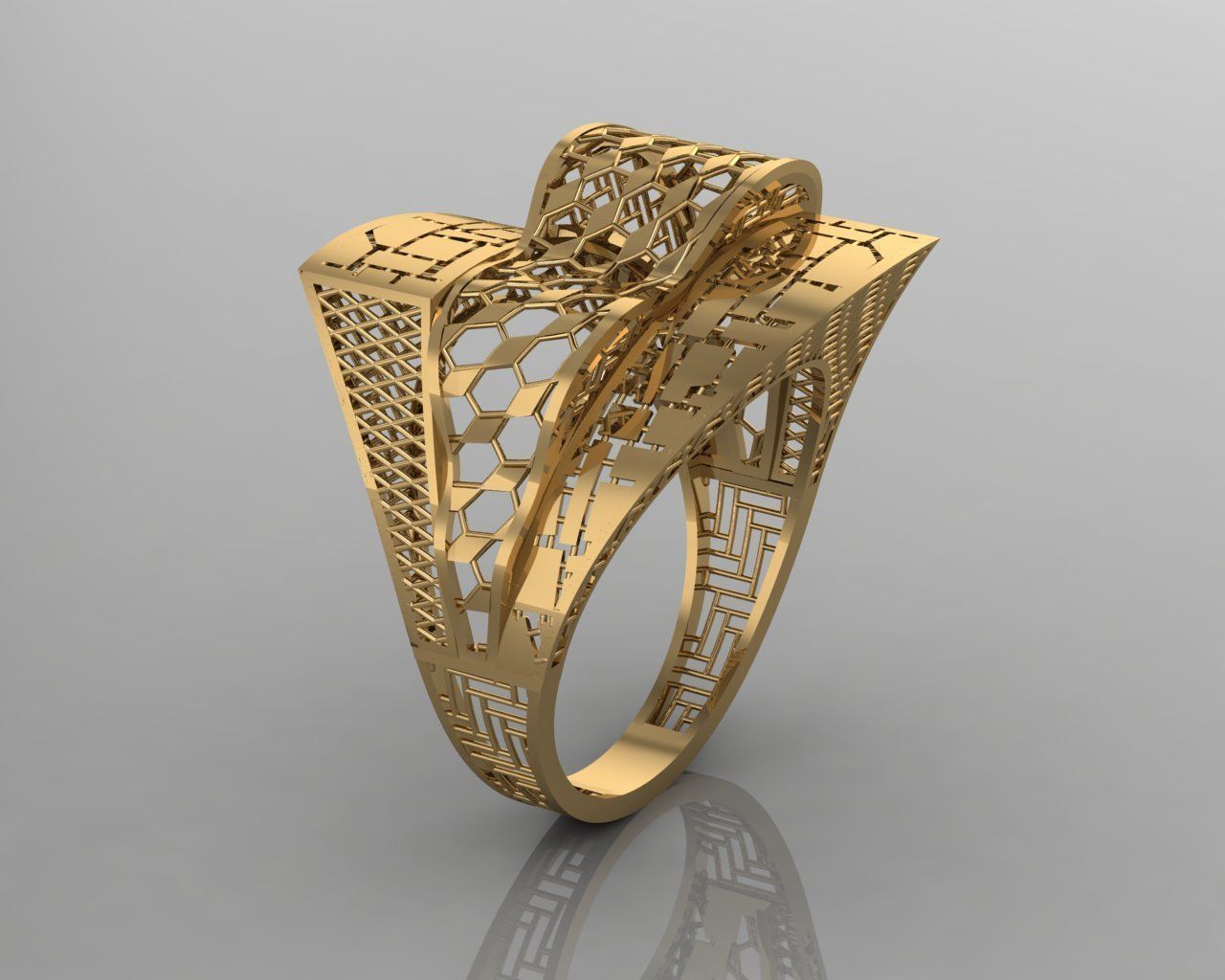 turtorial ring 3D print model_12