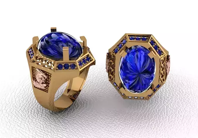 Man ring 55 3D print model