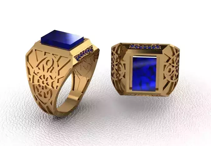 Man ring 56 3D print model