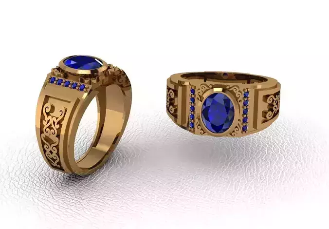 Man ring 57 3D print model