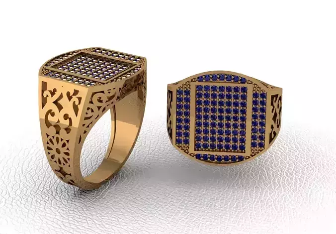 Man ring 63 3D print model