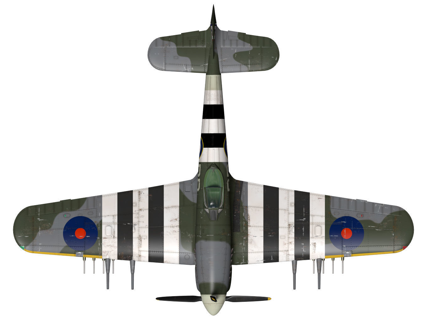 hawker typhoon  MK1b 3D model_12