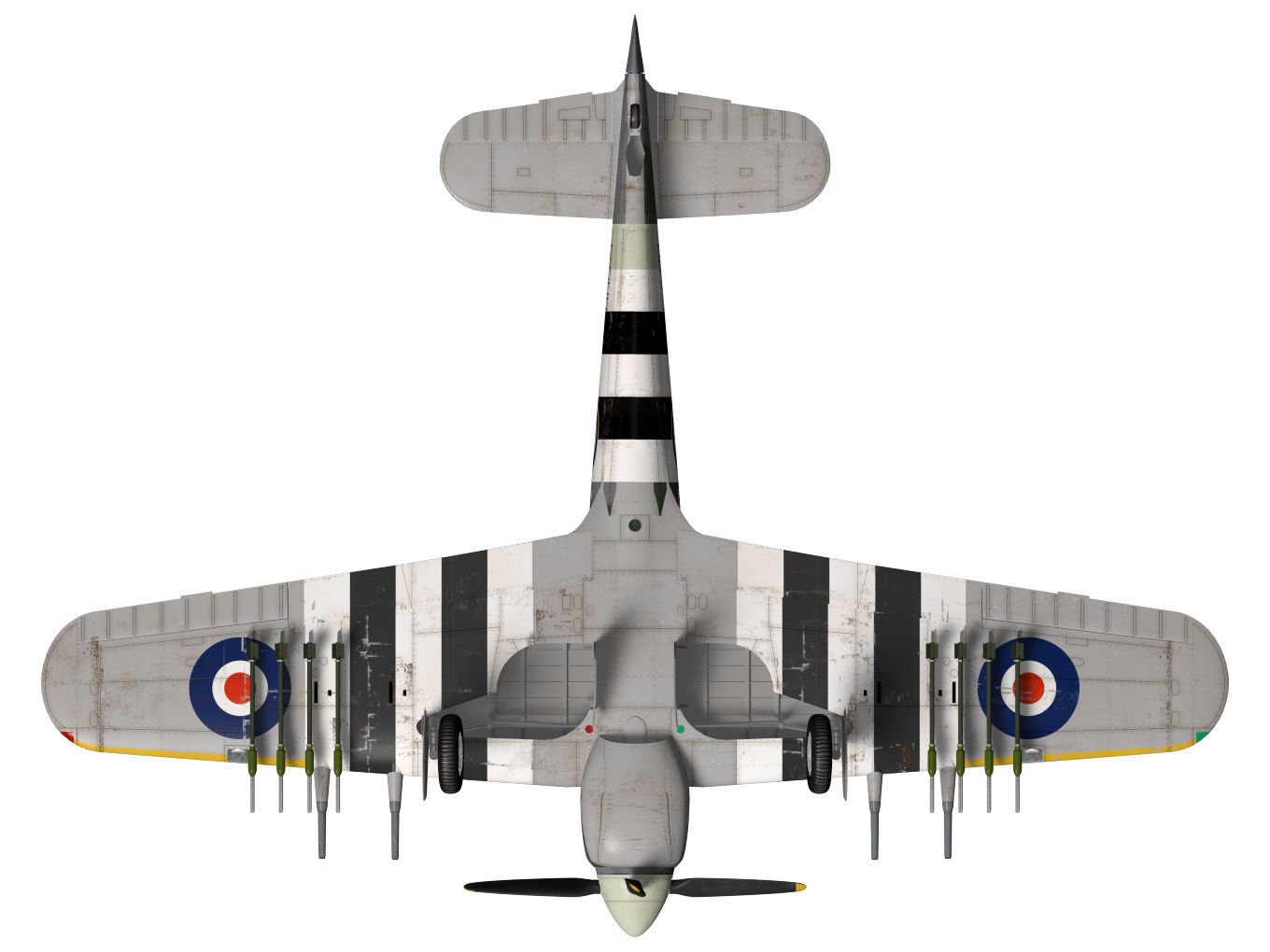 hawker typhoon  MK1b 3D model_14