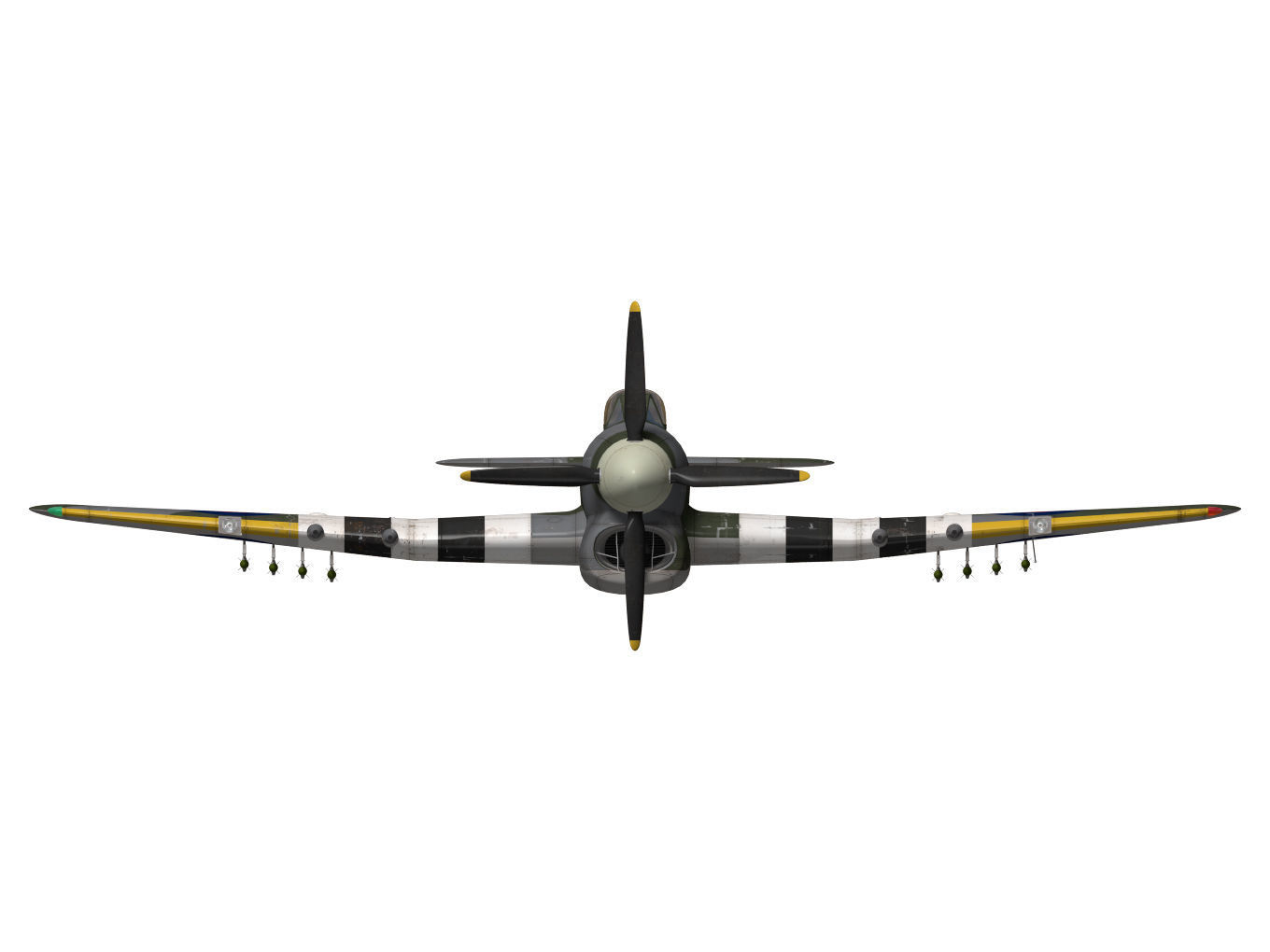 hawker typhoon  MK1b 3D model_10