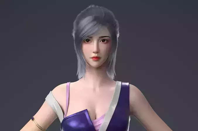 Beauty in ancient costume