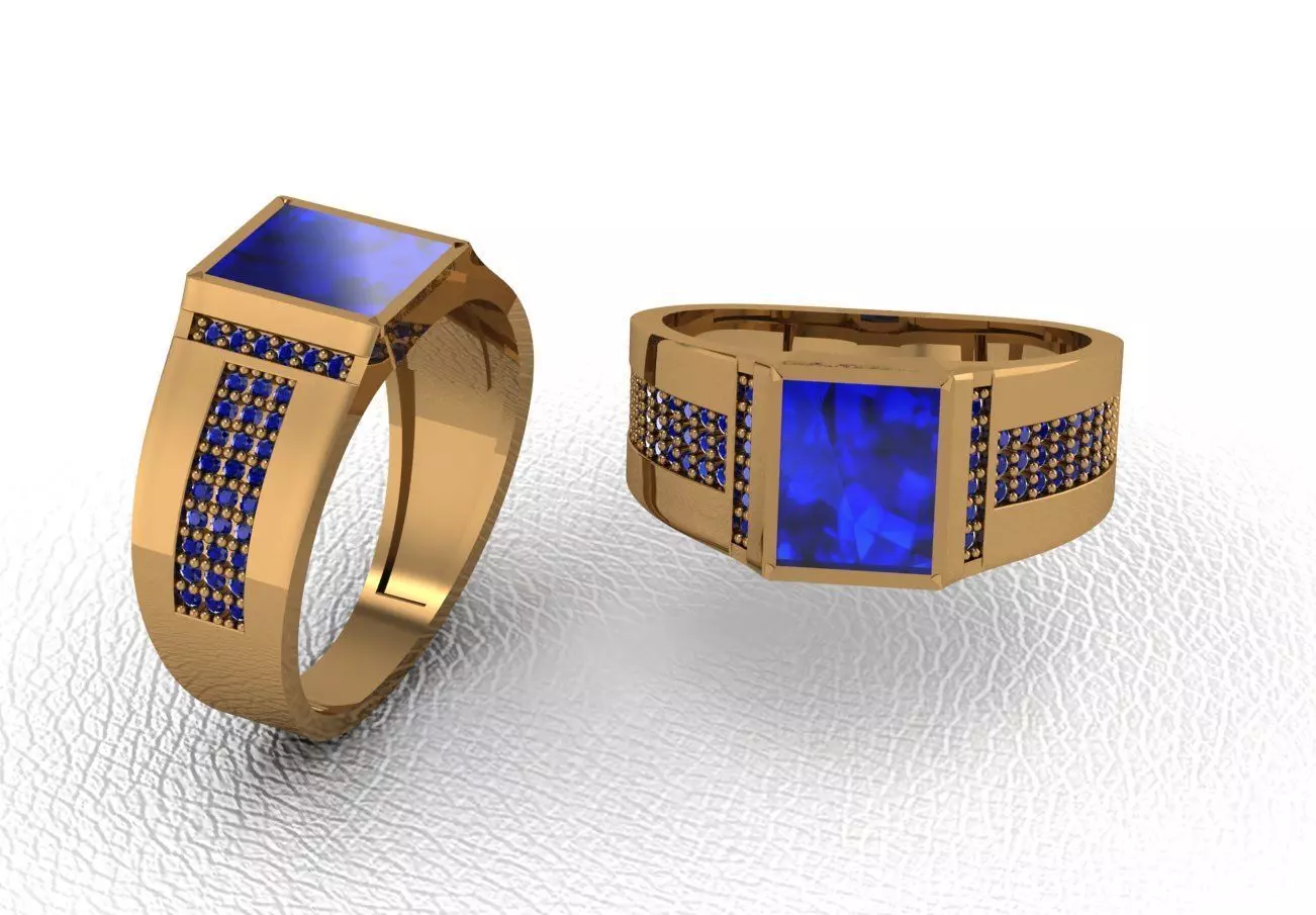 Man ring 78 3D print model_0