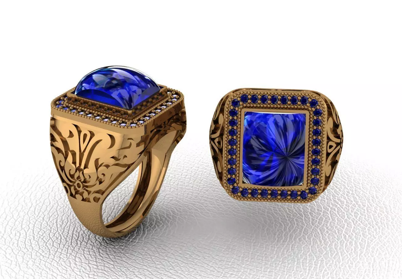 Man ring 97 3D print model_0