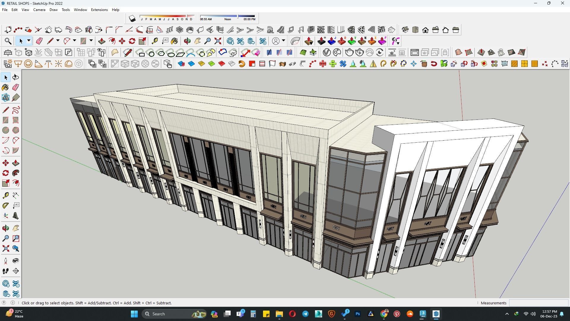 Retail shop 3d model 3D model_3