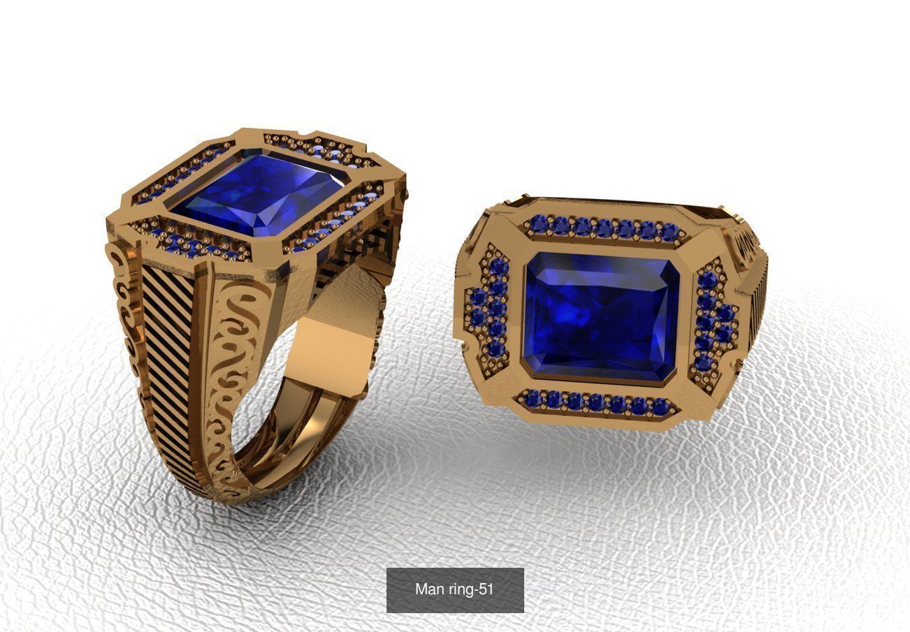 100 ring 3D Model Collection_69