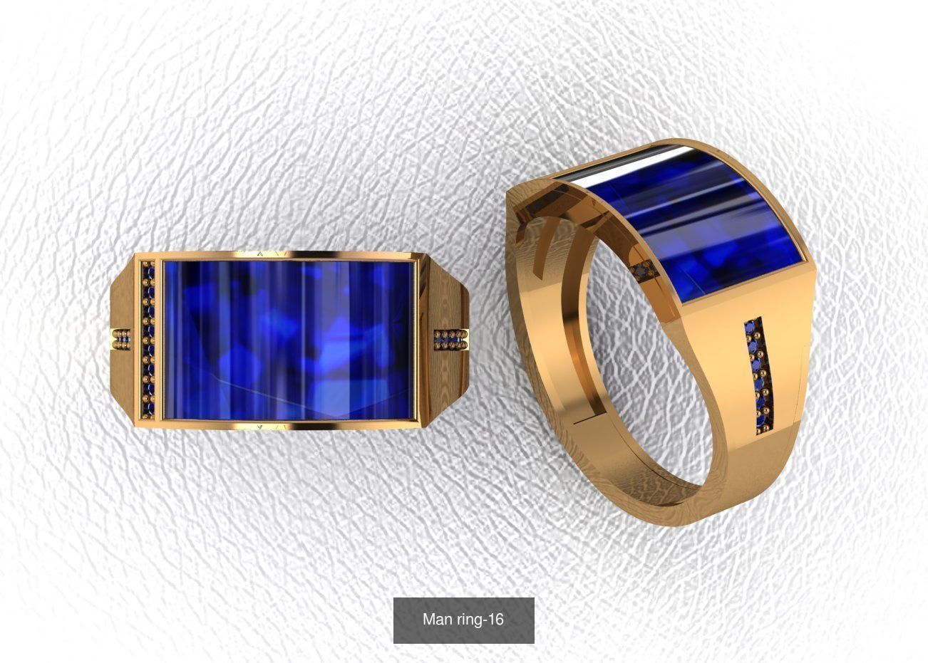 100 ring 3D Model Collection_34