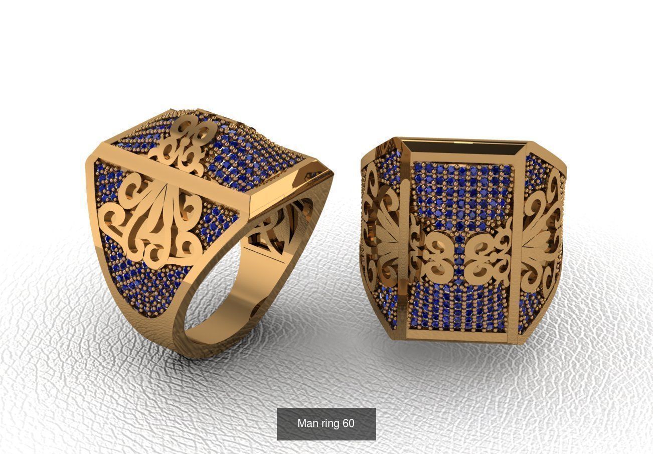 100 ring 3D Model Collection_78