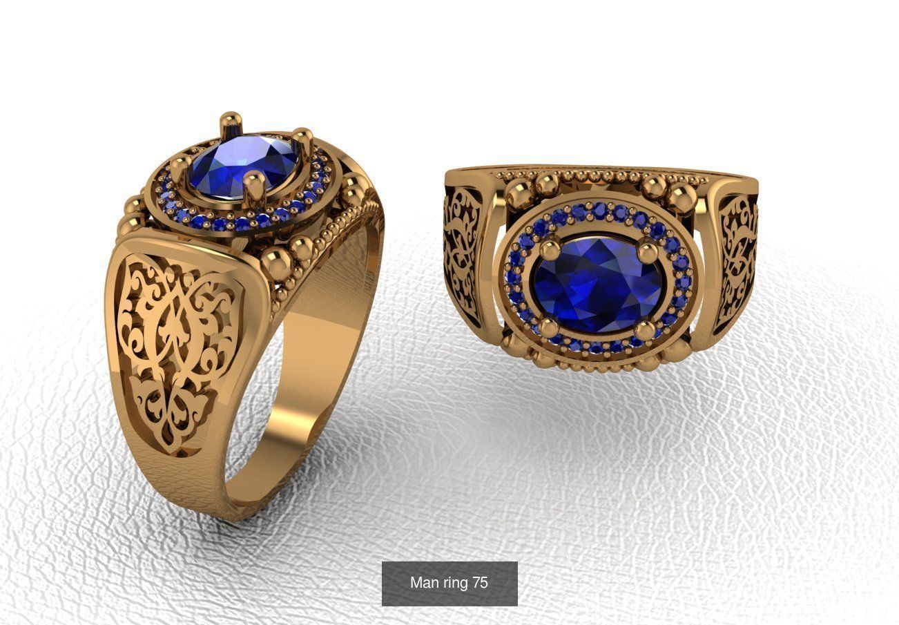 100 ring 3D Model Collection_92