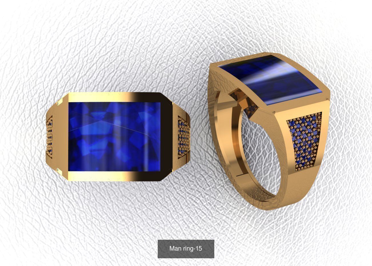 100 ring 3D Model Collection_33