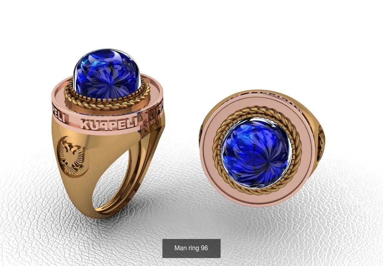 100 ring 3D Model Collection_113