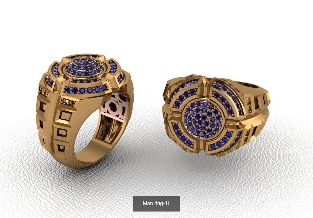 100 ring 3D Model Collection_59