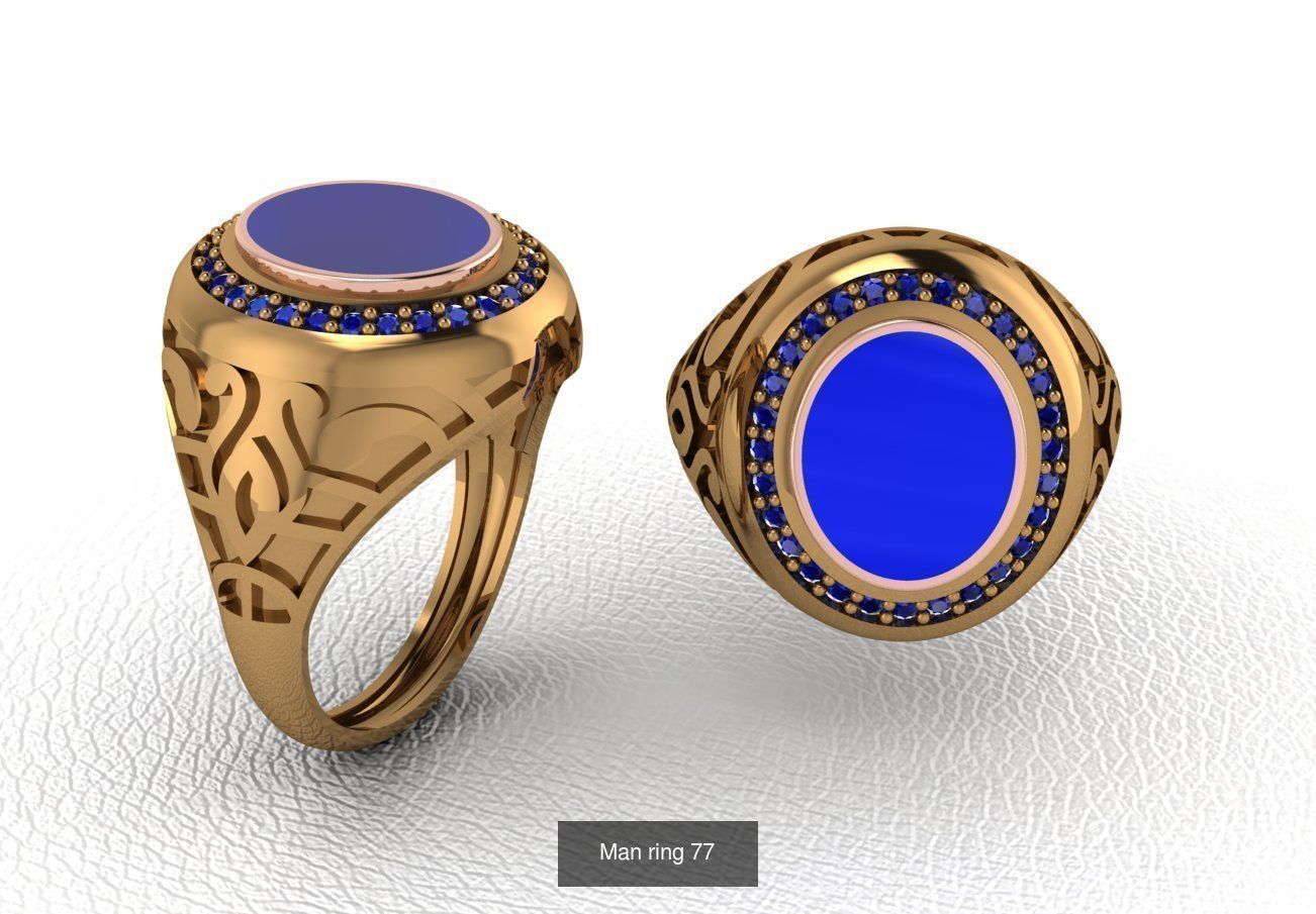 100 ring 3D Model Collection_94