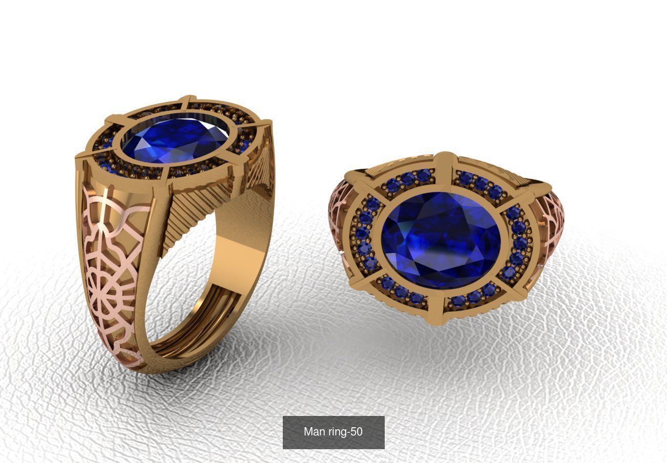 100 ring 3D Model Collection_68