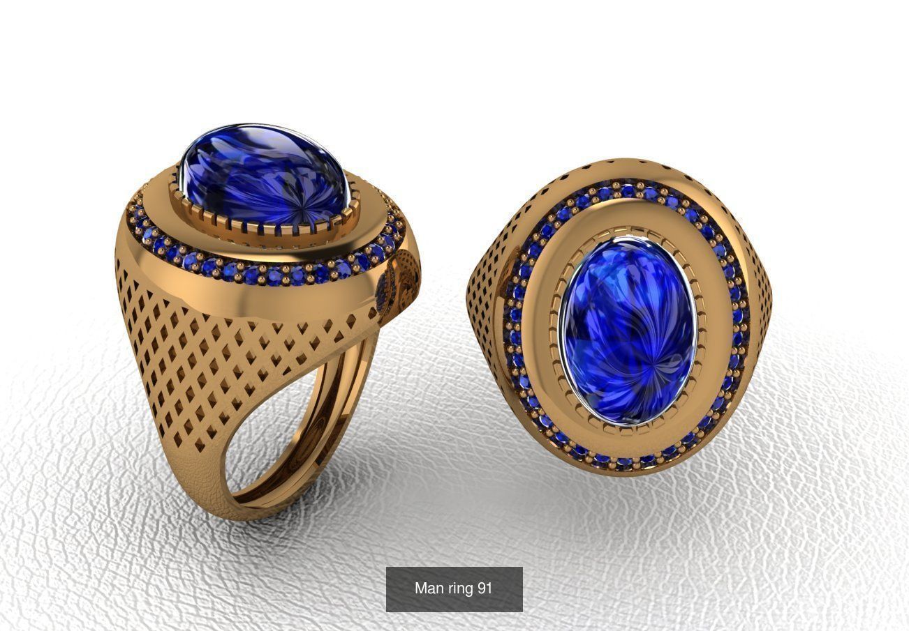 100 ring 3D Model Collection_108