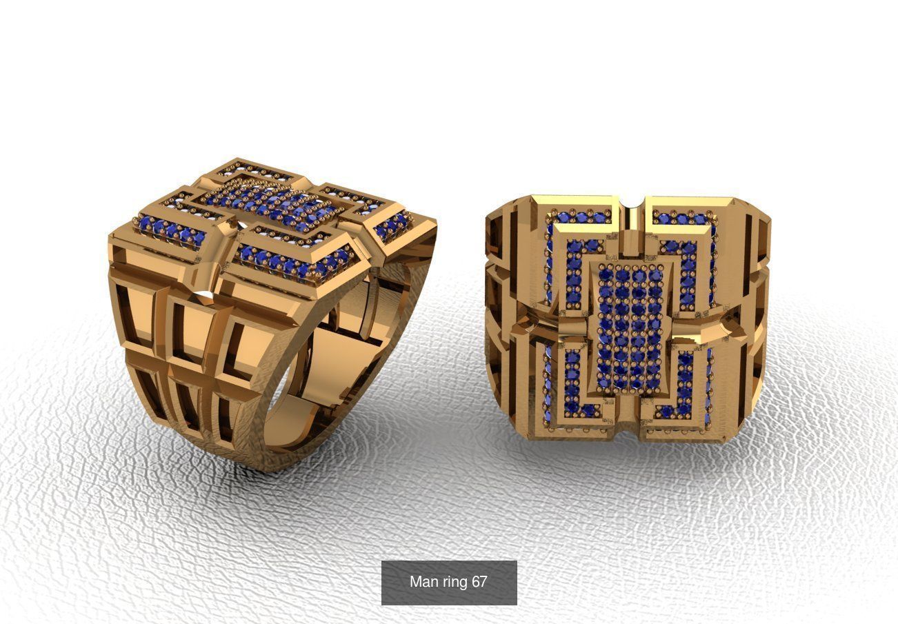 100 ring 3D Model Collection_84