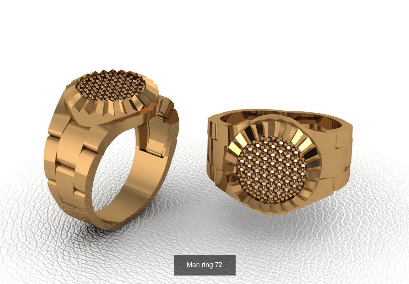100 ring 3D Model Collection_89