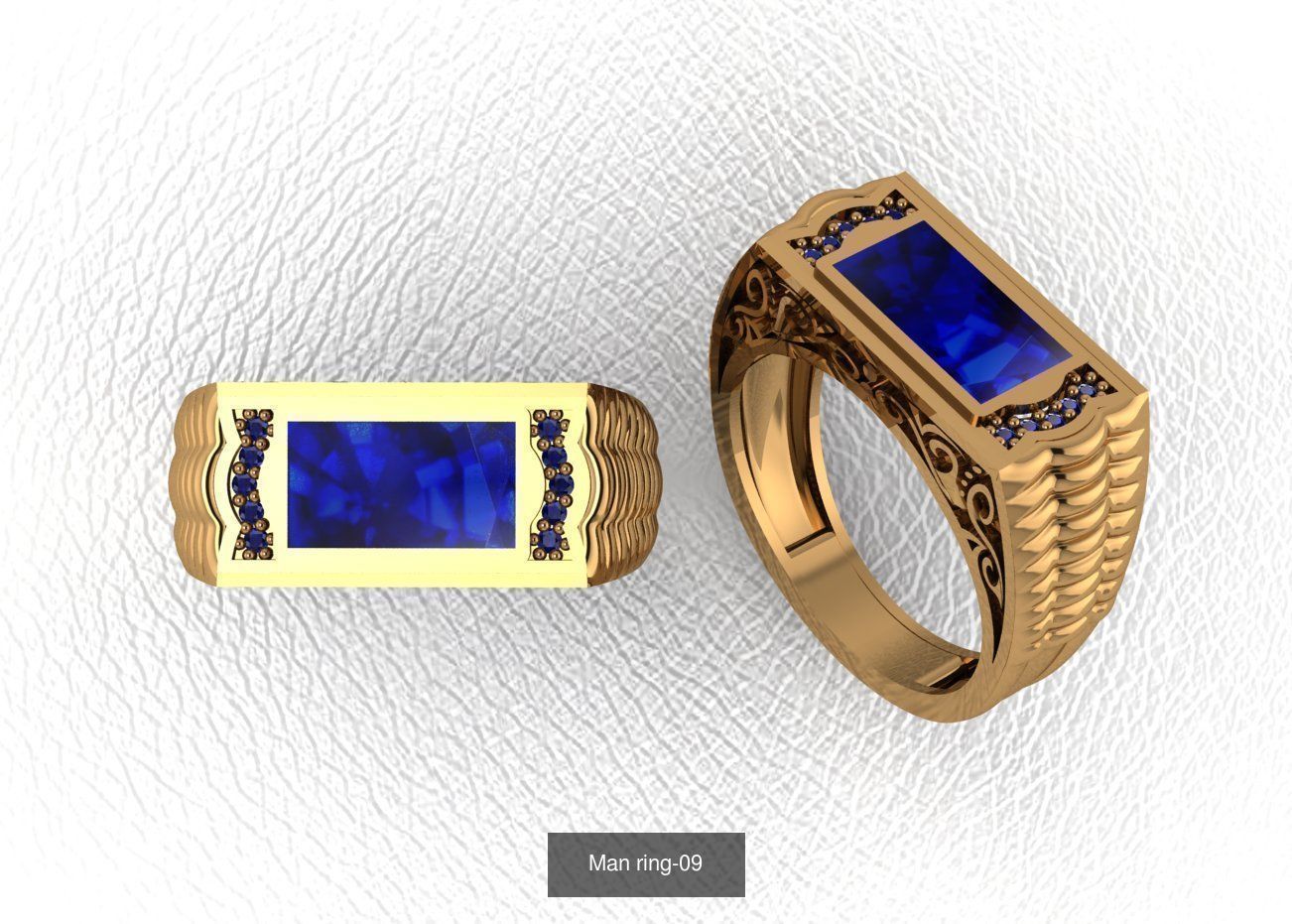 100 ring 3D Model Collection_27