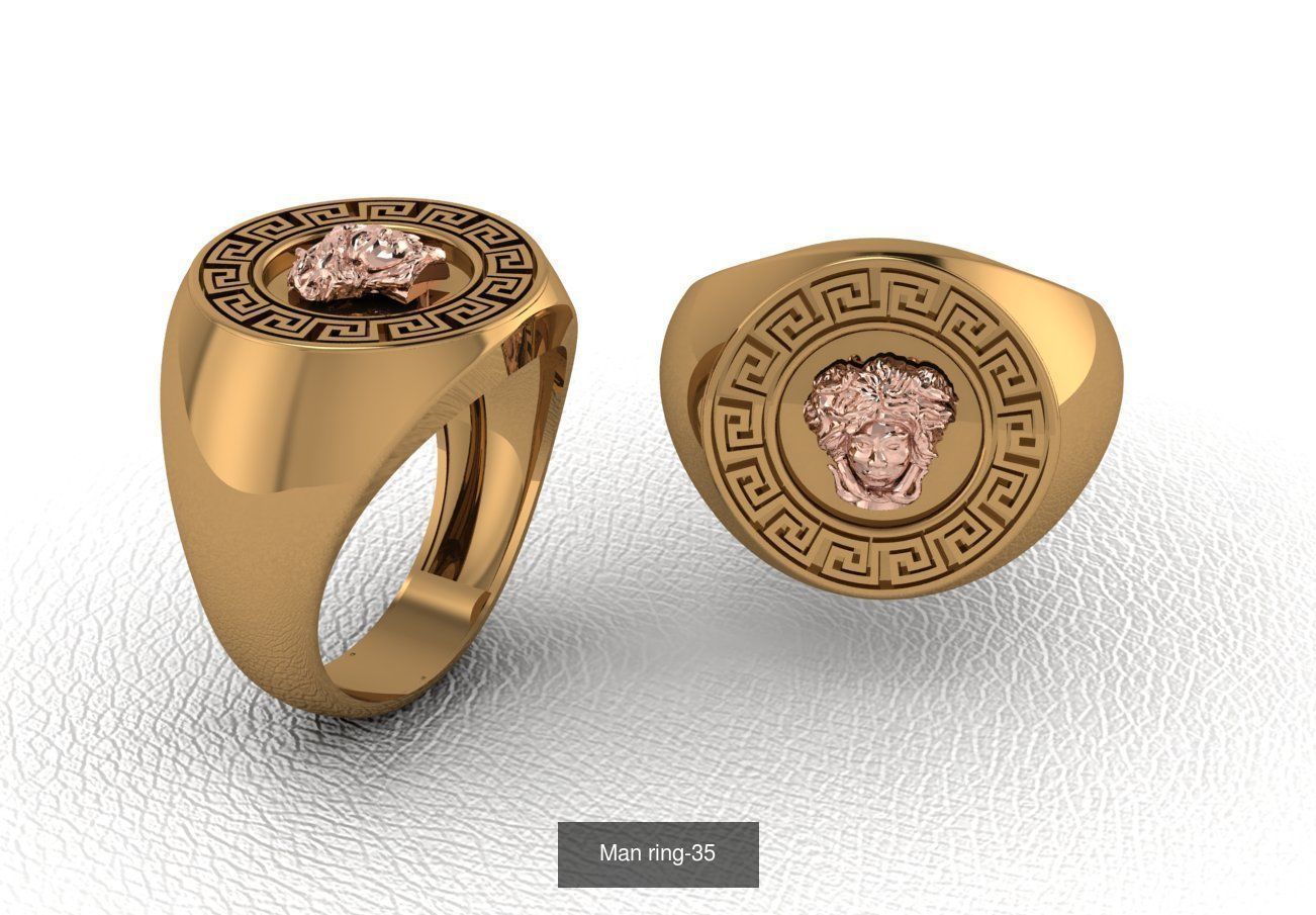 100 ring 3D Model Collection_53
