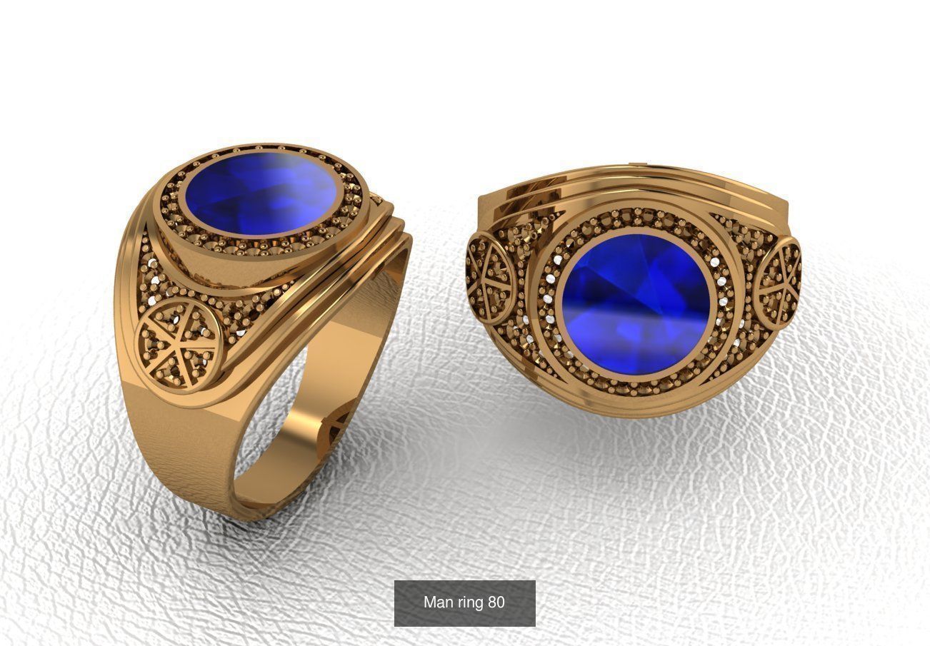 100 ring 3D Model Collection_97