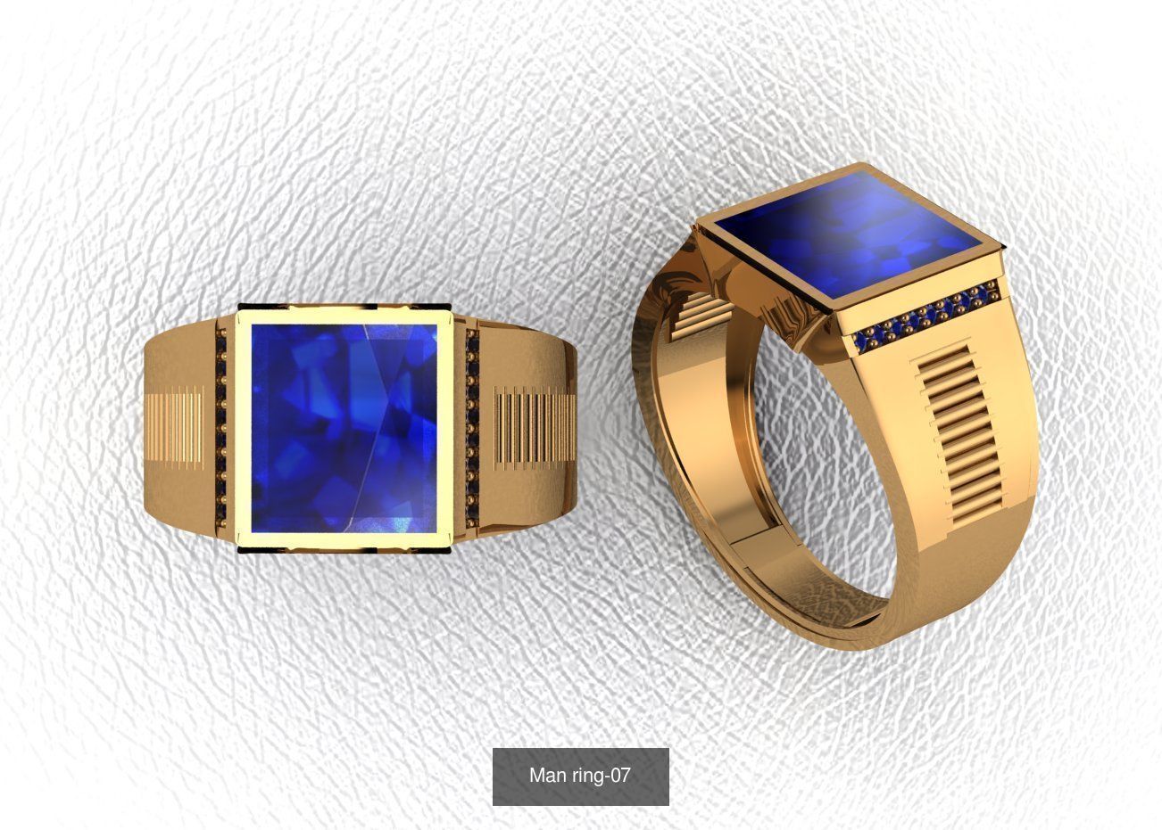 100 ring 3D Model Collection_25