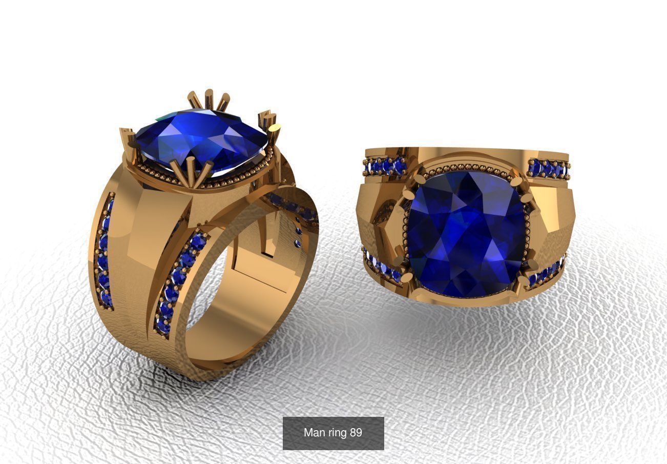 100 ring 3D Model Collection_106