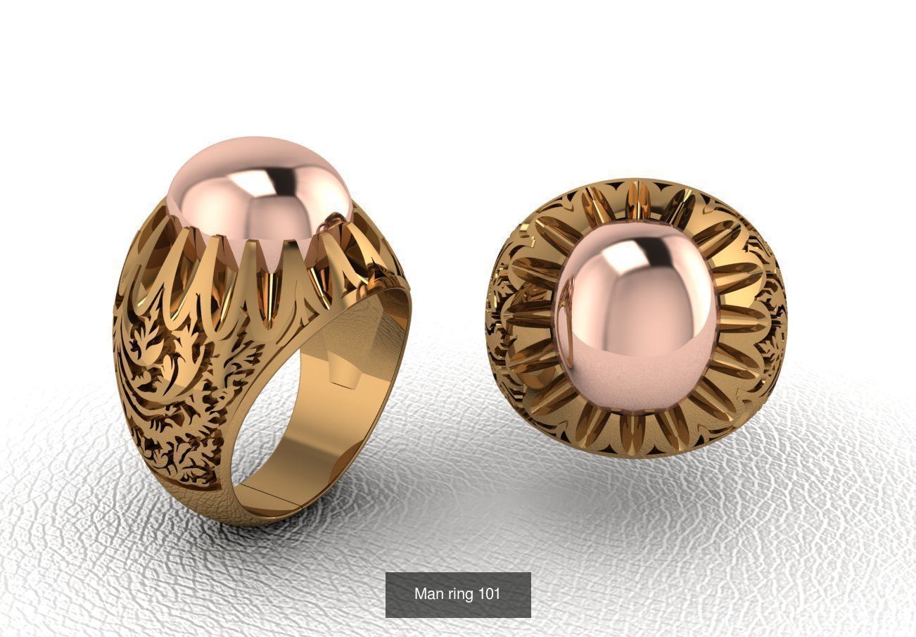 100 ring 3D Model Collection_118