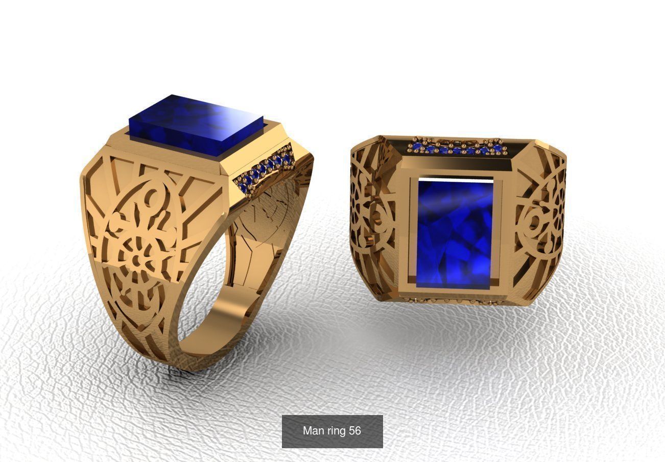 100 ring 3D Model Collection_74