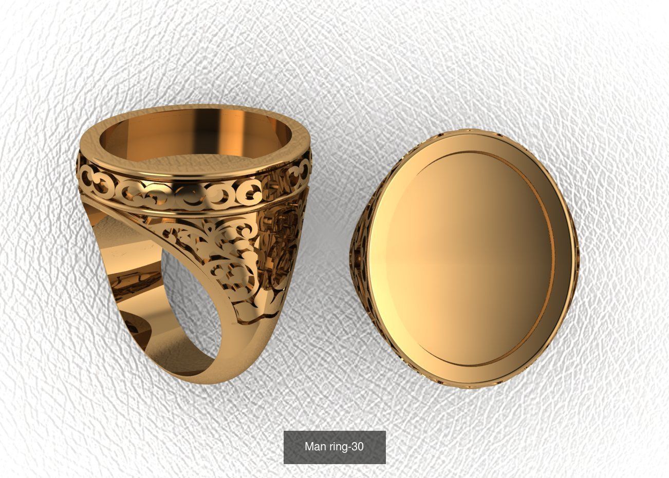 100 ring 3D Model Collection_48